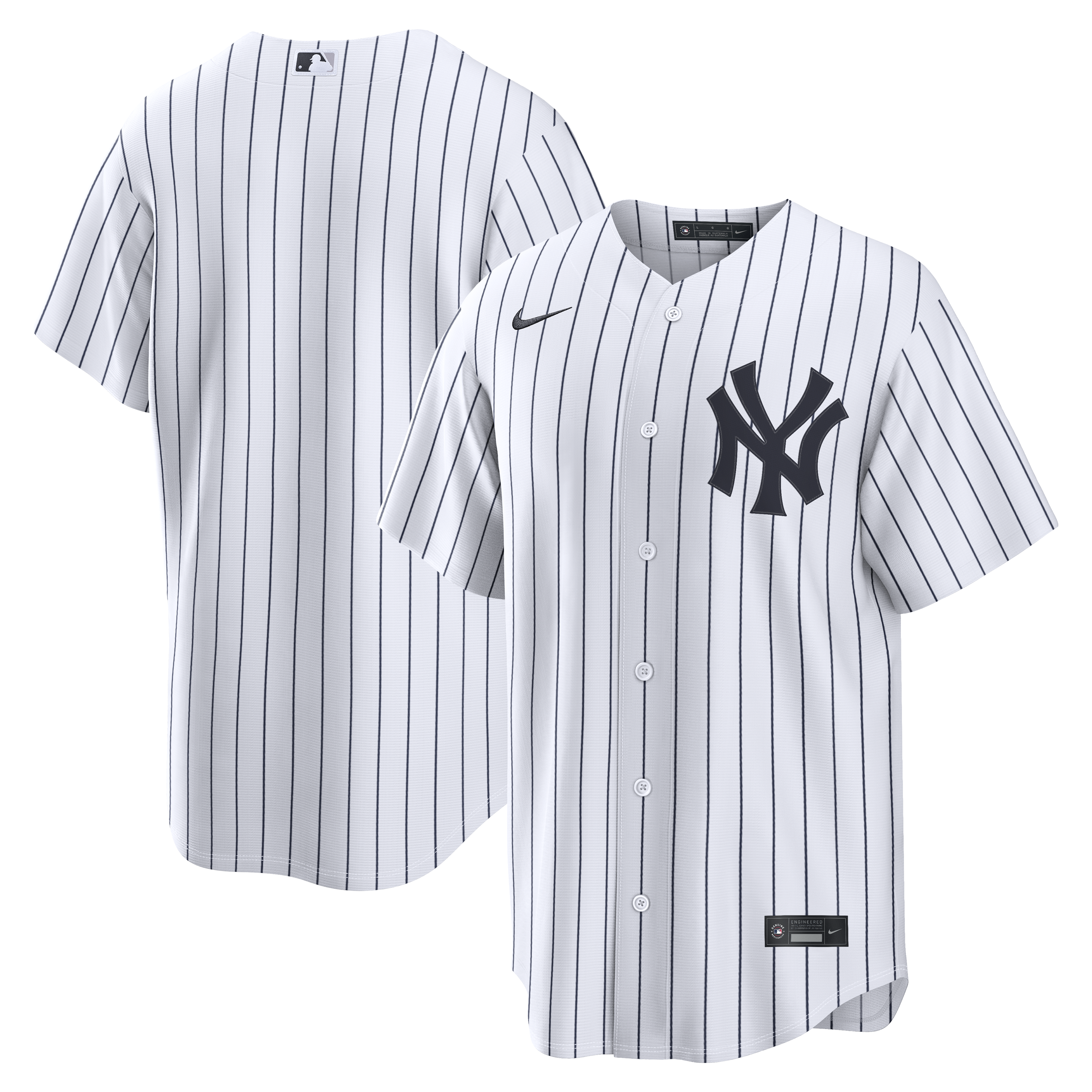 New York Yankees Home Replica Jersey - White | Stitched Baseball Jersey TJS1136