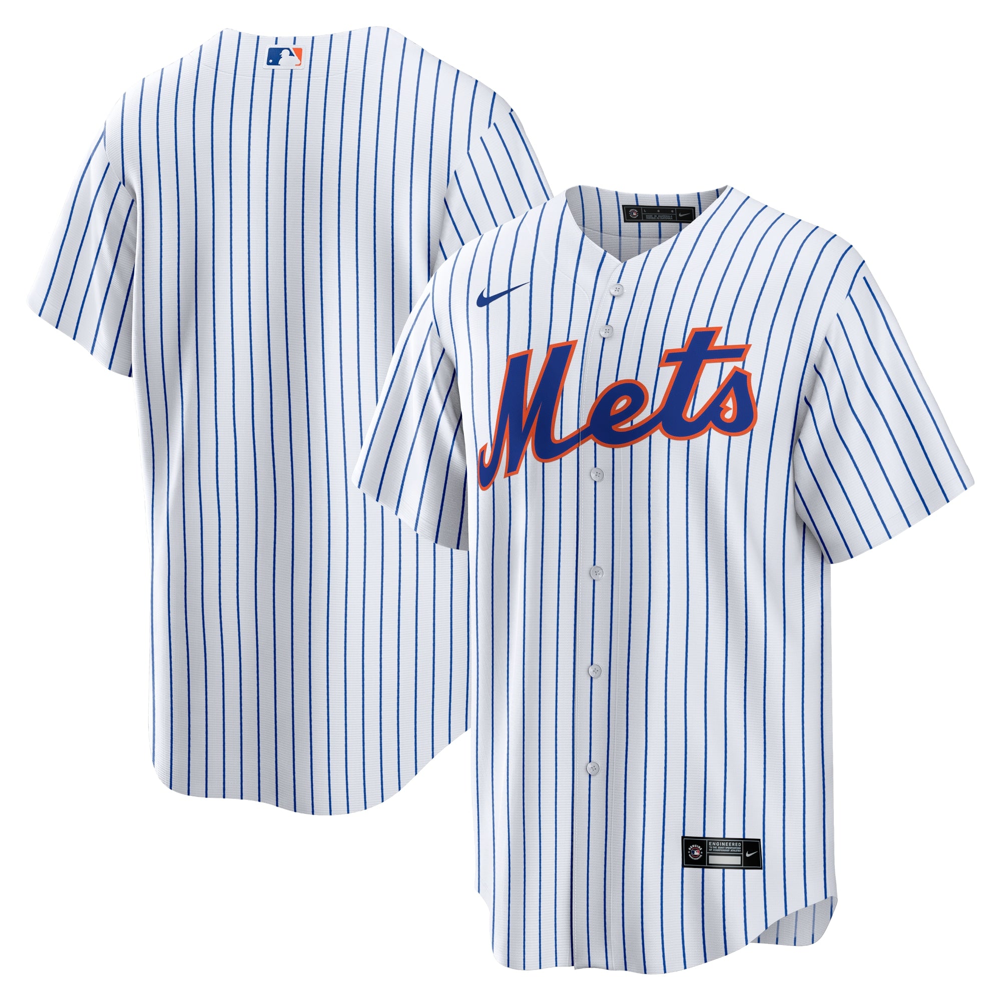 New York Mets Home Replica Team Jersey - White | Stitched Baseball Jersey TJS1246