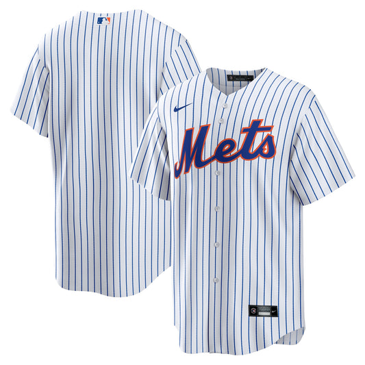New York Mets Home Replica Team Jersey - White | Stitched Baseball Jersey TJS1246
