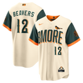 Dylan Beavers Baltimore Orioles 2026 City Connect Stadium Jersey - Cream | Stitched Baseball Jersey TJS1204
