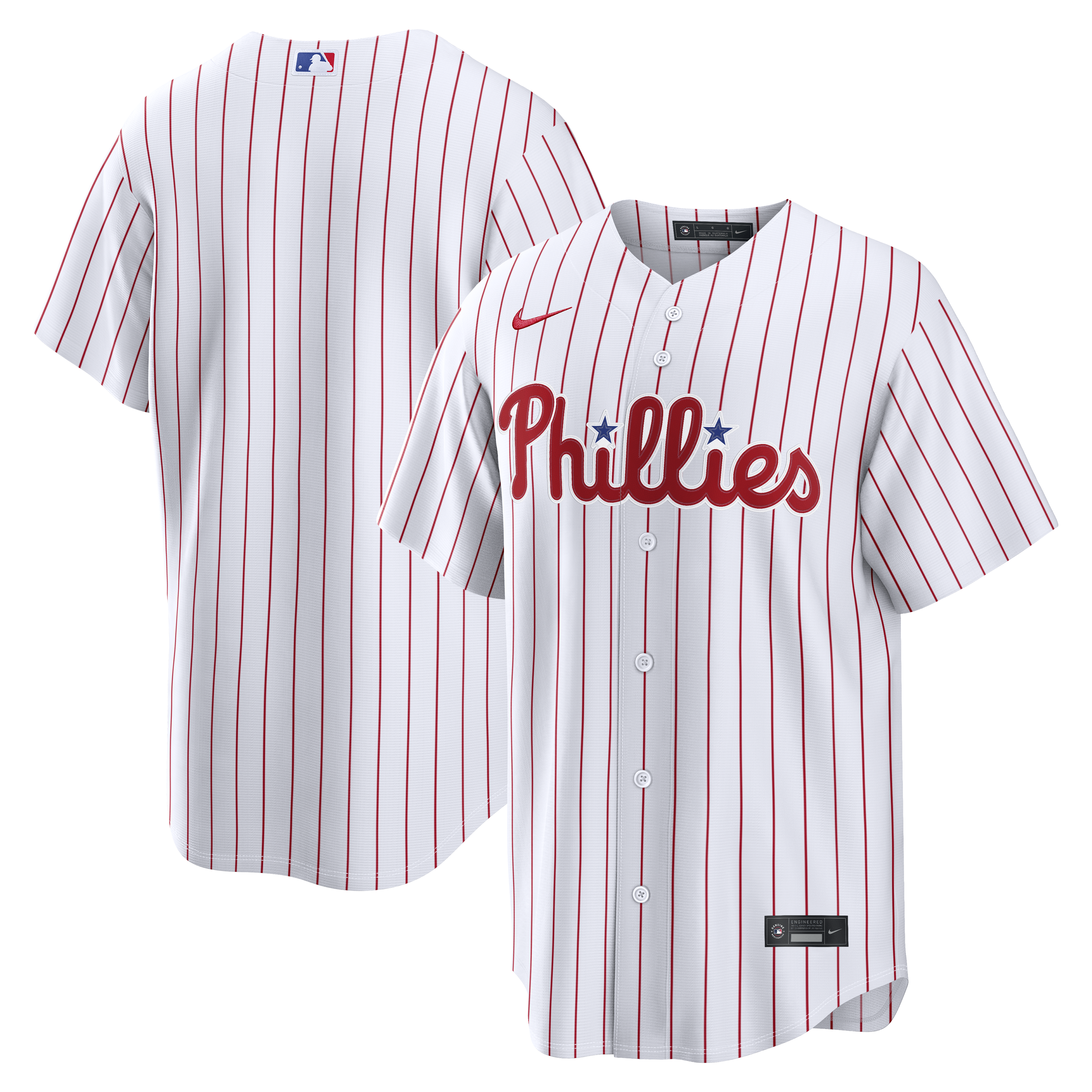 Philadelphia Phillies Home Replica Jersey - White | Stitched Baseball Jersey TJS1269