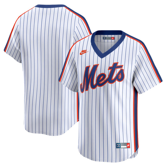 New York Mets Cooperstown Collection Limited Jersey - White | Stitched Baseball Jersey TJS1224