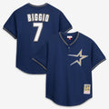 Craig Biggio Houston Astros M & N Batting Practice Jersey - Navy | Stitched Baseball Jersey TJS1260