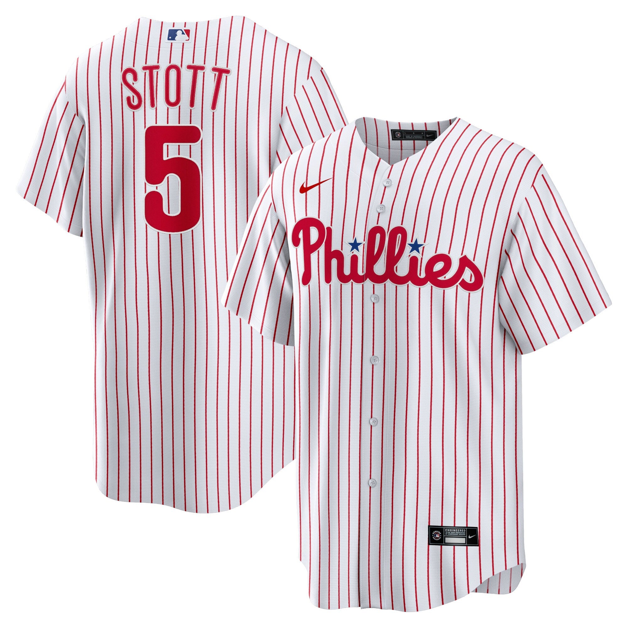 Bryson Stott Philadelphia Phillies Replica Player Jersey - White | Stitched Baseball Jersey TJS1164