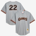 Will Clark San Francisco Giants M & N Batting Practice Jersey - Gray | Stitched Baseball Jersey TJS1262