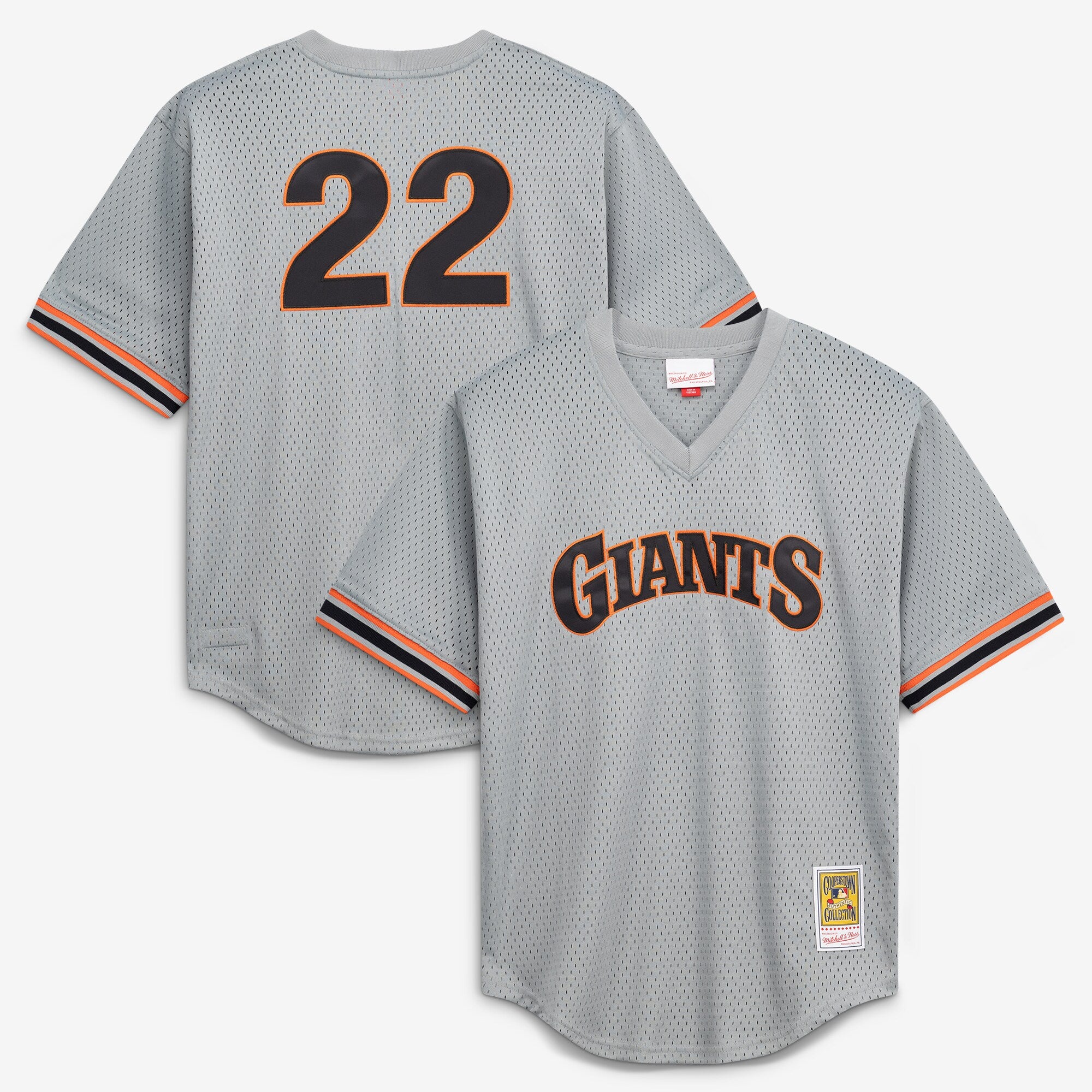 Will Clark San Francisco Giants M & N Batting Practice Jersey - Gray | Stitched Baseball Jersey TJS1262