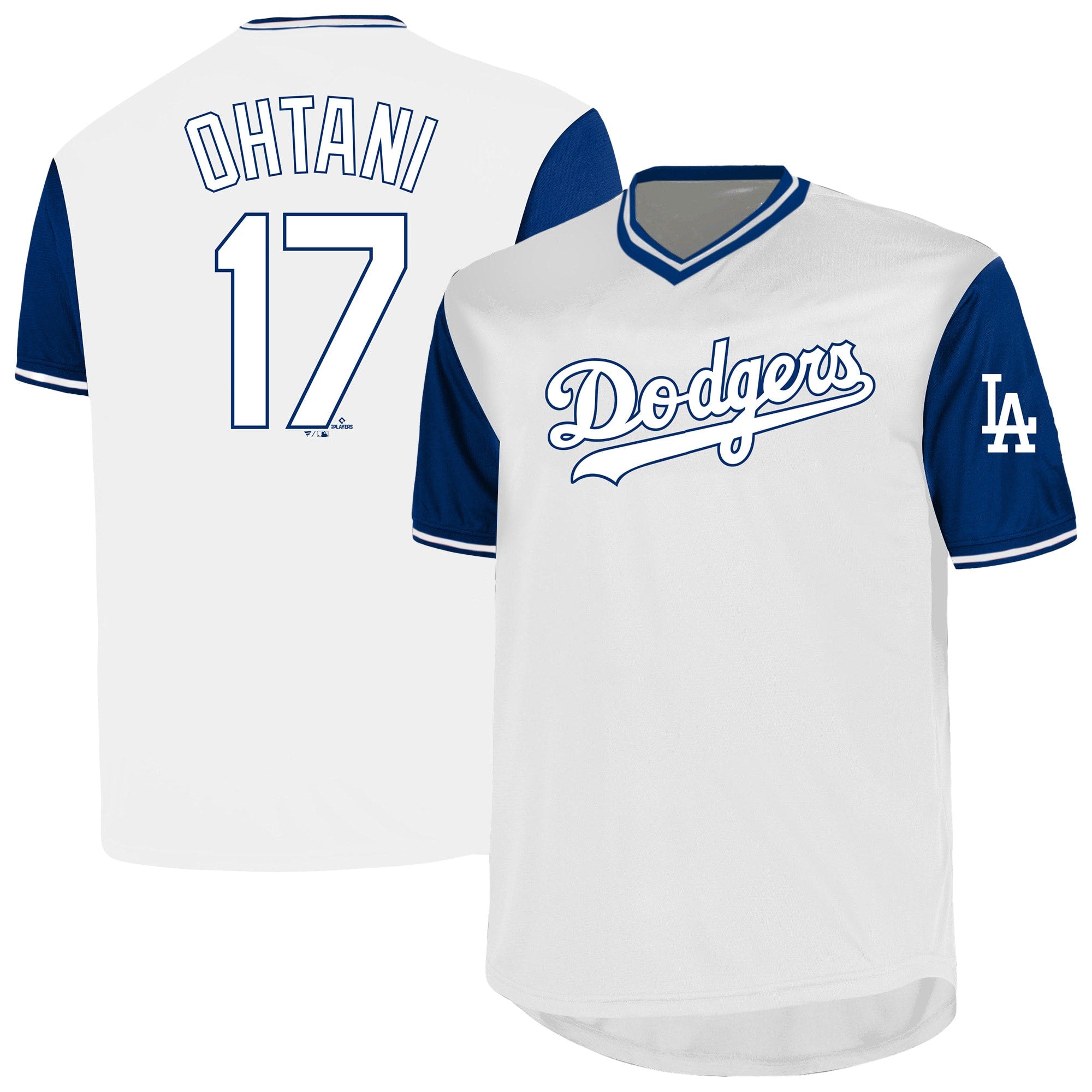 Shohei Ohtani Los Angeles Dodgers Profile Big & Tall Name & Number Jersey - White | Stitched Baseball Jersey TJS1125
