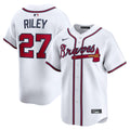 Austin Riley Atlanta Braves Home Limited Player Jersey - White | Stitched Baseball Jersey TJS1273