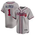 Ozzie Albies Atlanta Braves Road Limited Player Jersey - Gray | Stitched Baseball Jersey TJS1213