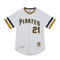 Roberto Clemente Pittsburgh Pirates M & N Cooperstown Collection Jersey - White | Stitched Baseball Jersey TJS1116