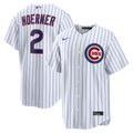 Nico Hoerner Chicago Cubs Home Replica Jersey - White | Stitched Baseball Jersey TJS1214