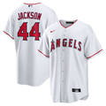 Reggie Jackson Los Angeles Angels Home Retired Player Replica Jersey - White | Stitched Baseball Jersey TJS1126