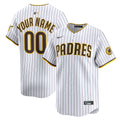 San Diego Padres Home Limited Custom Jersey - White | Stitched Baseball Jersey TJS1143
