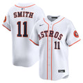 Cam Smith #11 Houston Astros Home Limited Player Jersey - White | Stitched Baseball Jersey TJS1215