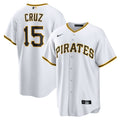 Oneil Cruz Pittsburgh Pirates Home Replica Jersey - White | Stitched Baseball Jersey TJS1147