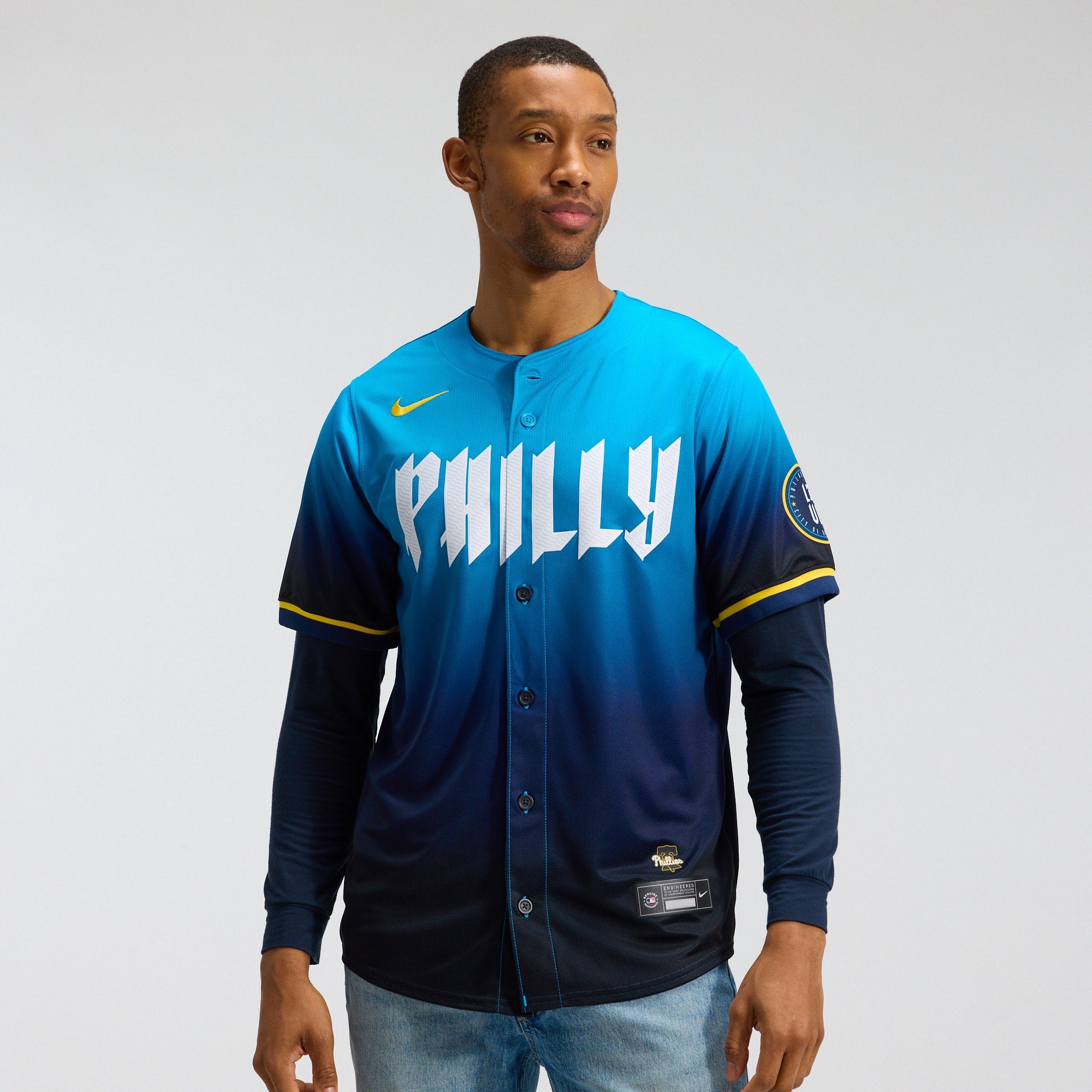 Philadelphia Phillies City Connect Limited Jersey - Navy | Stitched Baseball Jersey TJS1160