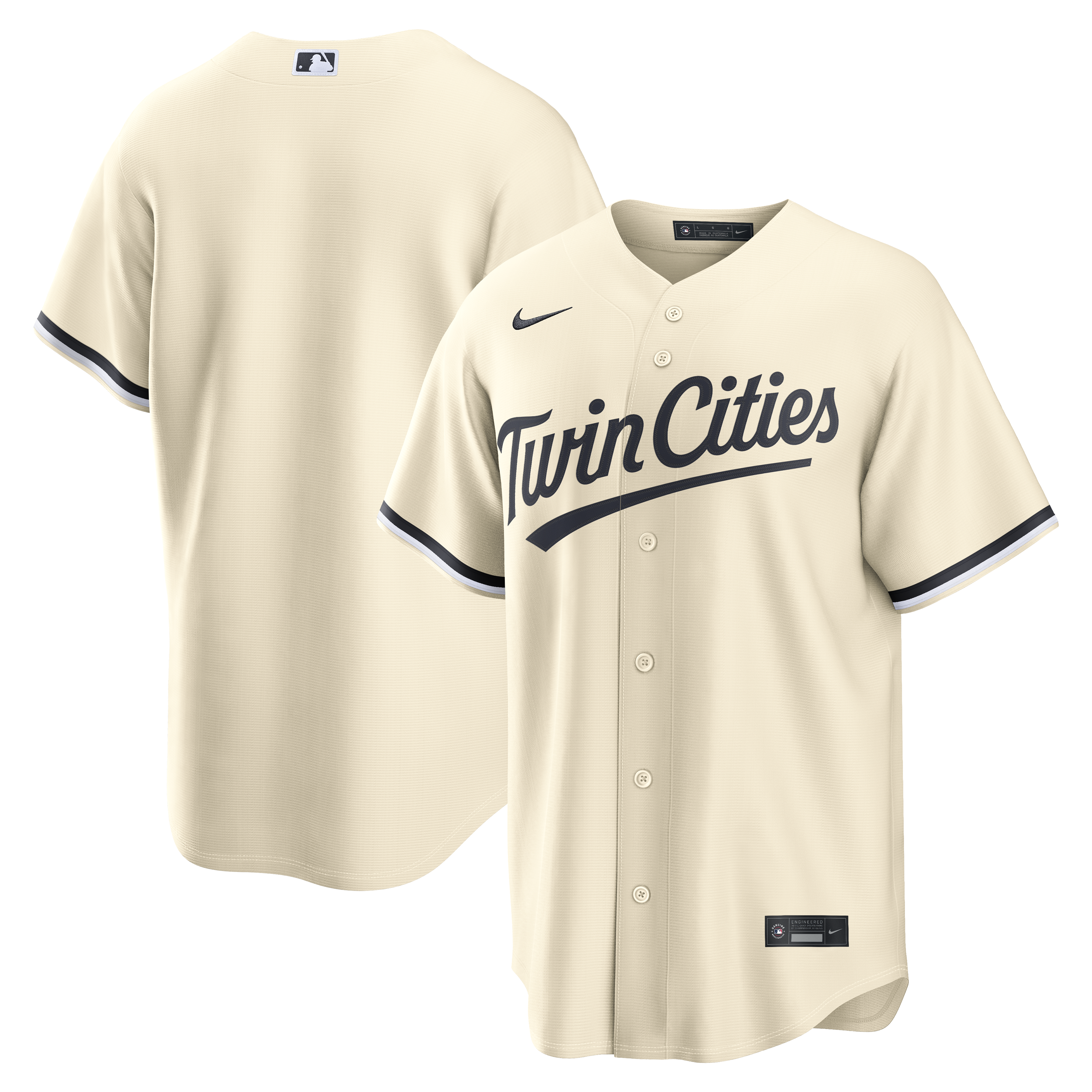 Minnesota Twins Alternate Replica Jersey - Cream | Stitched Baseball Jersey TJS1129