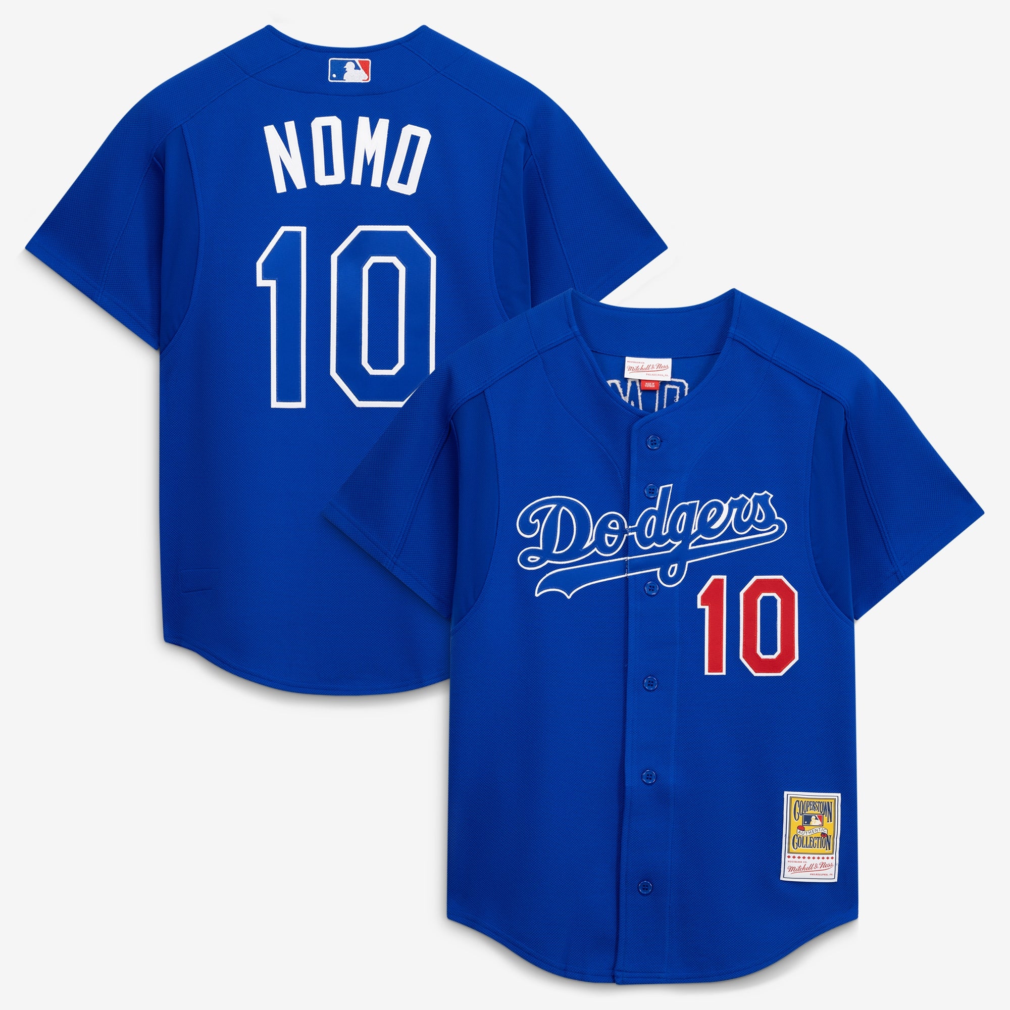 Hideo Nomo Los Angeles Dodgers M & N Cooperstown Collection 2004 Batting Practice Jersey - Royal | Stitched Baseball Jersey TJS1266