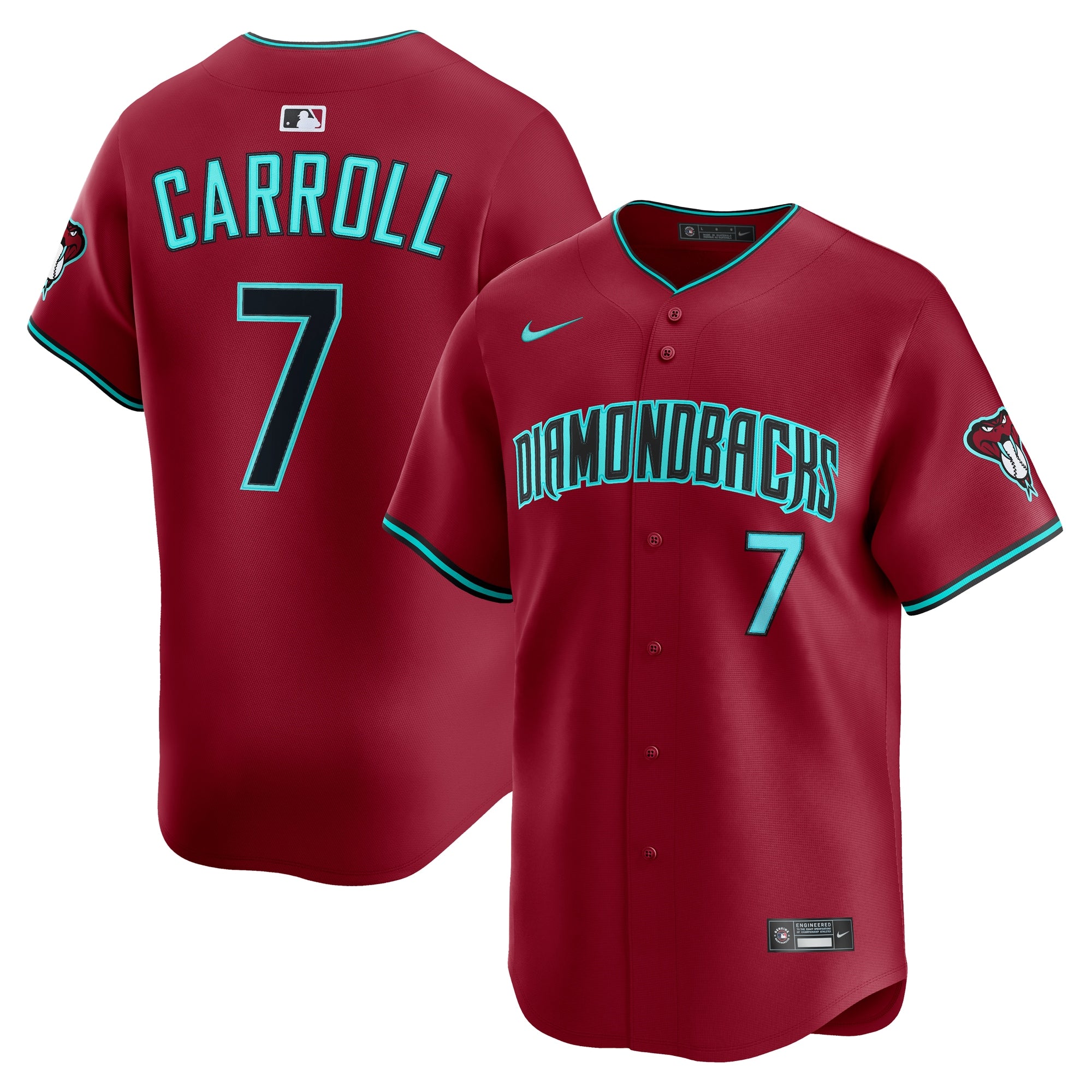 Corbin Carroll Arizona Diamondbacks Alternate Limited Jersey - Red | Stitched Baseball Jersey TJS1239