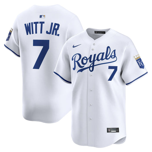 Bobby Witt Jr. Kansas City Royals Home Limited Player Jersey - White | Stitched Baseball Jersey TJS1283