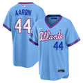 Hank Aaron Atlanta Braves 2026 City Connect Stadium Jersey - Powder Blue | Stitched Baseball Jersey TJS1175