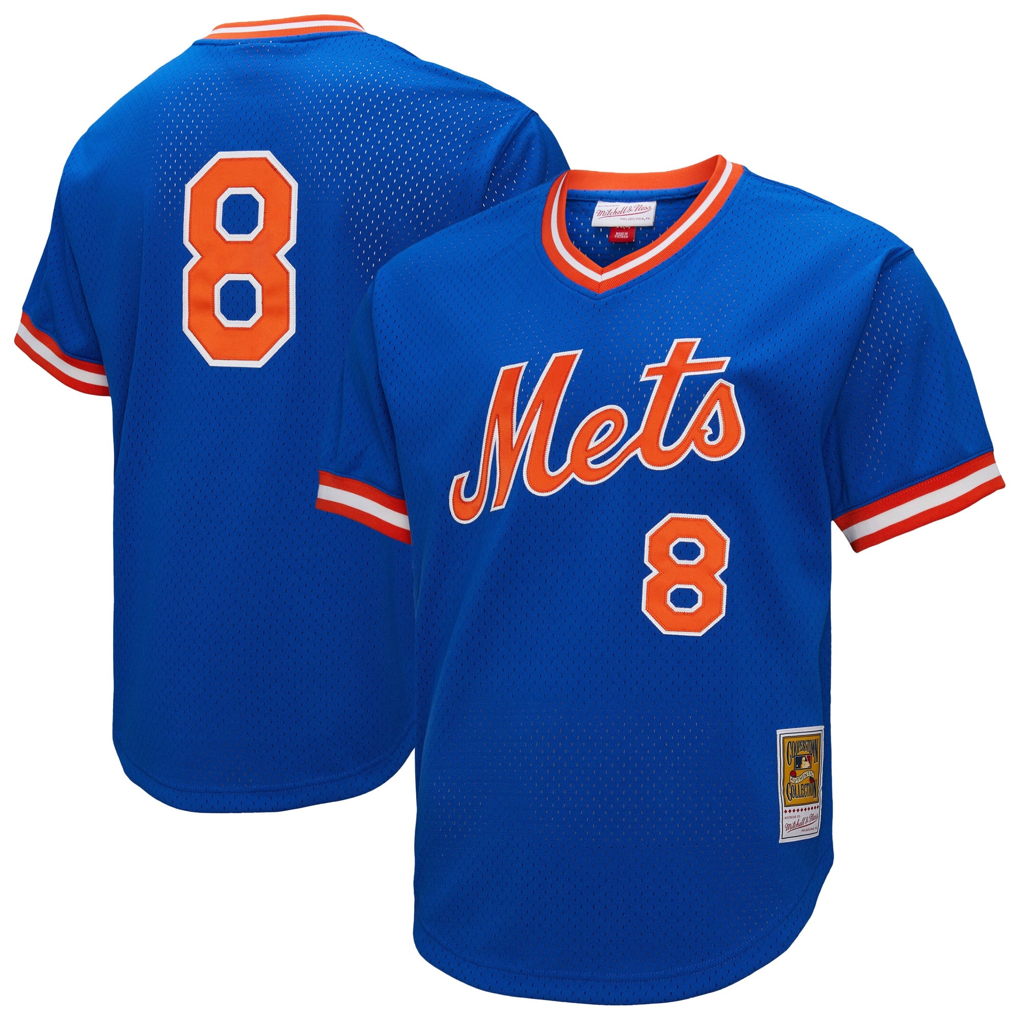 Gary Carter New York Mets M & N Big & Tall Cooperstown Collection Mesh Batting Practice Jersey - Royal | Stitched Baseball Jersey TJS1263