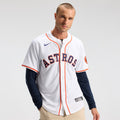 Houston Astros Home Limited Jersey - White | Stitched Baseball Jersey TJS1236