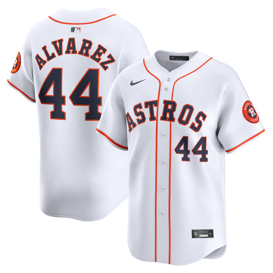 Yordan Alvarez Houston Astros Home Limited Player Jersey - White | Stitched Baseball Jersey TJS1113