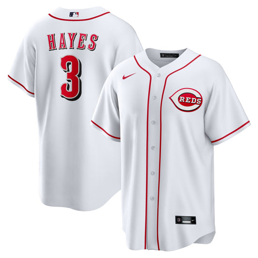 Ke'Bryan Hayes Cincinnati Reds Home Replica Jersey - White | Stitched Baseball Jersey TJS1120