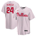 Andrew Painter Philadelphia Phillies Home Replica Jersey - White | Stitched Baseball Jersey TJS1221