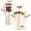 Rafael Devers San Francisco Giants Home Replica Player Jersey - White | Stitched Baseball Jersey TJS1177