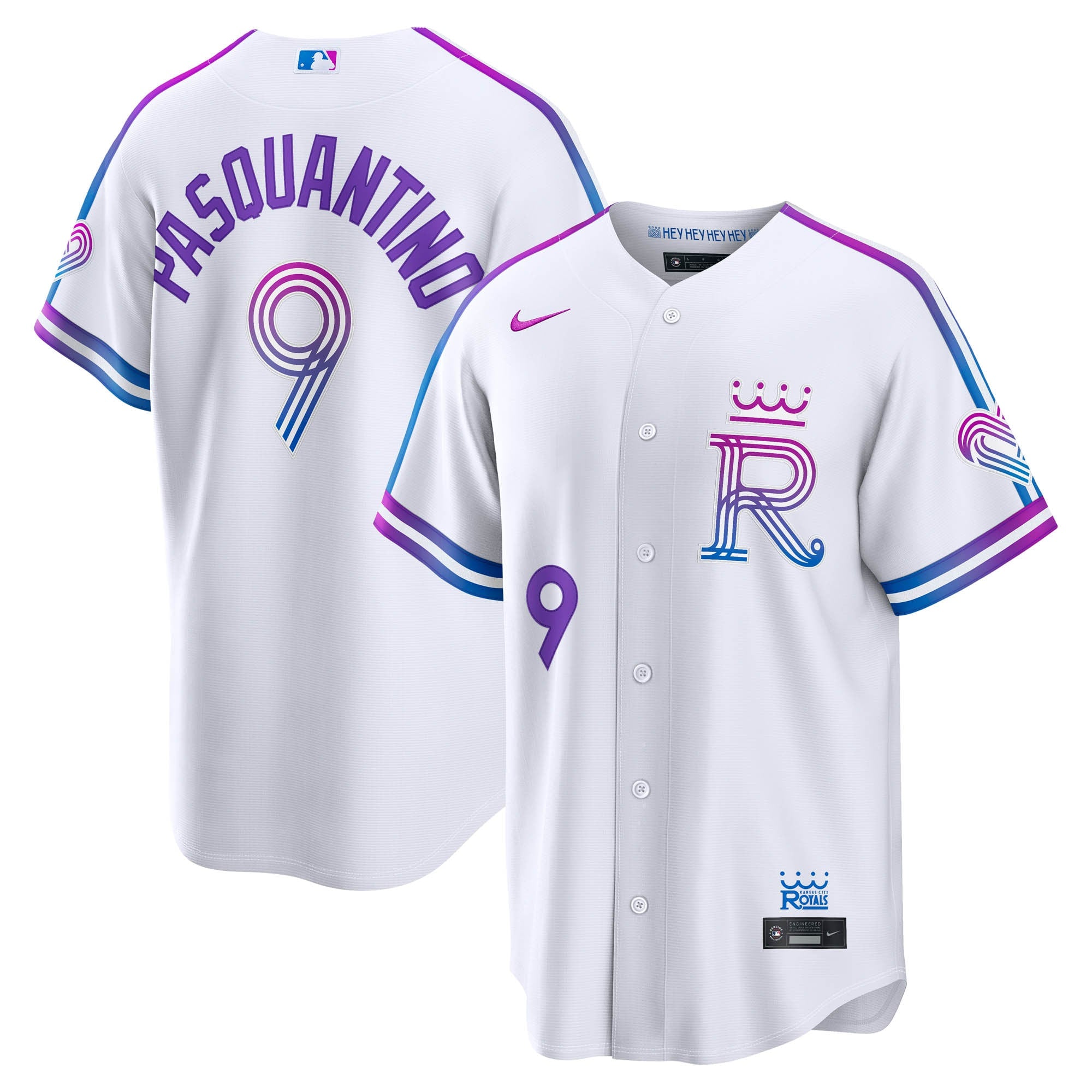 Vinnie Pasquantino Kansas City Royals 2026 City Connect Stadium Jersey - White | Stitched Baseball Jersey TJS1572