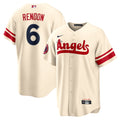 Anthony Rendon Los Angeles Angels City Connect Replica Player Jersey - Cream | Stitched Baseball Jersey TJS1442