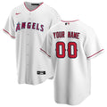 Los Angeles Angels Home Replica Custom Jersey - White | Stitched Baseball Jersey TJS1521