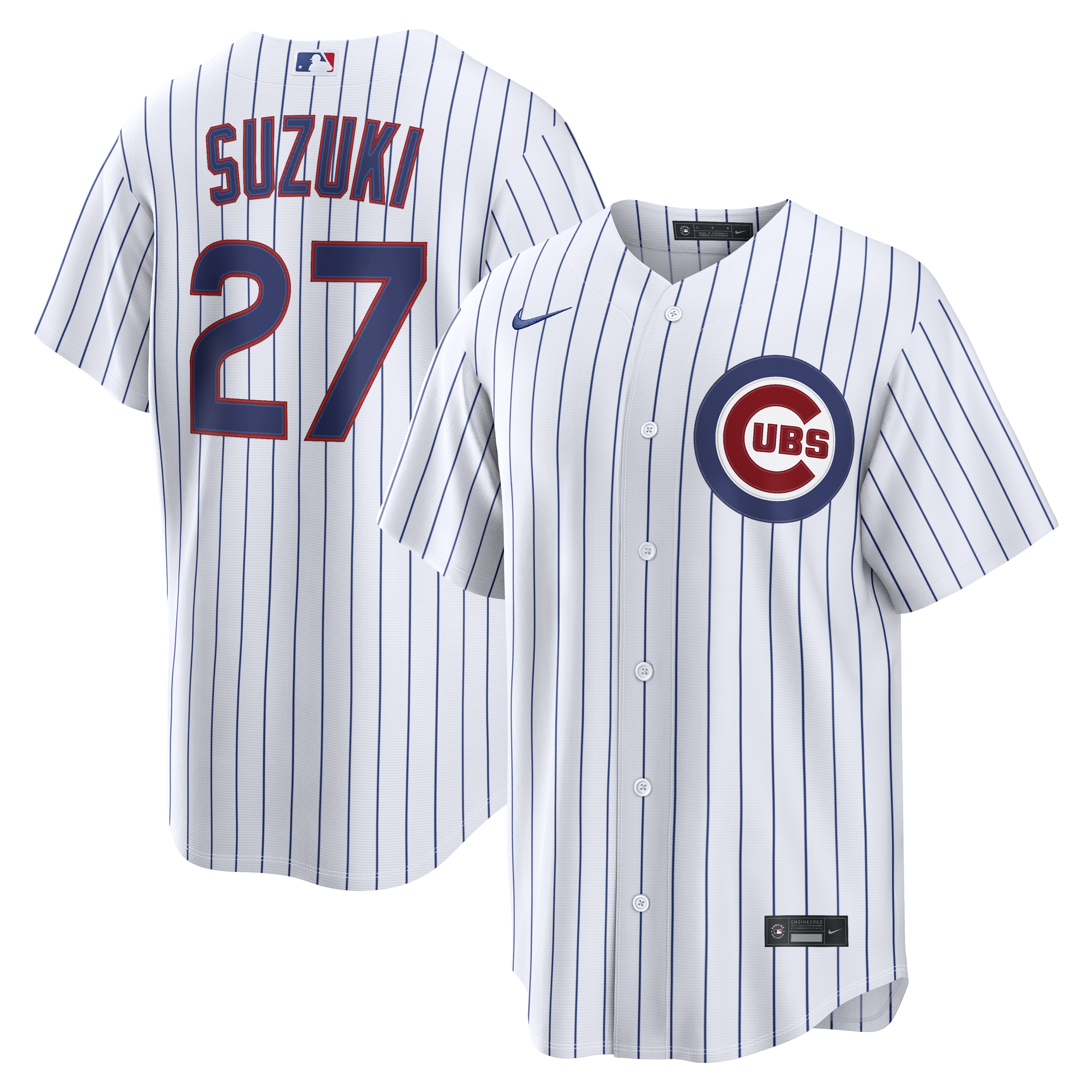 Seiya Suzuki Chicago Cubs Home Replica Jersey - White | Stitched Baseball Jersey TJS1404