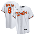 Cal Ripken Jr. Baltimore Orioles Home Retired Player Replica Jersey - White | Stitched Baseball Jersey TJS1503