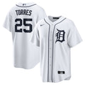 Gleyber Torres Detroit Tigers Home Replica Jersey - White | Stitched Baseball Jersey TJS1374