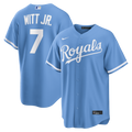 Bobby Witt Jr. Kansas City Royals Alternate Replica Jersey - Light Blue | Stitched Baseball Jersey TJS1407