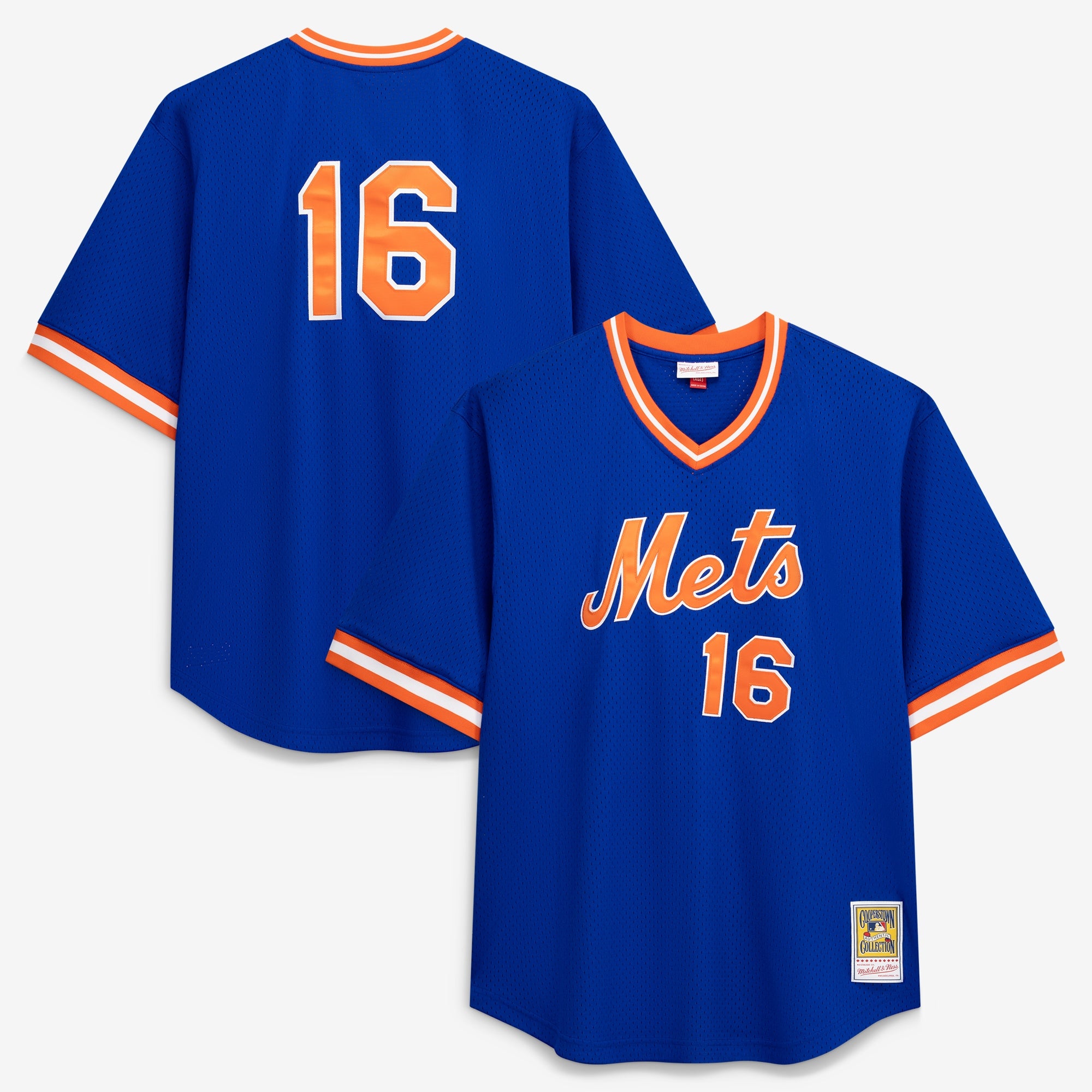 Dwight Gooden New York Mets Profile Big & Tall Cooperstown Collection Mesh Batting Practice Jersey - Royal | Stitched Baseball Jersey TJS1534