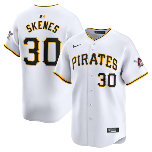 Paul Skenes Pittsburgh Pirates Home Limited Player Jersey - White | Stitched Baseball Jersey TJS1318