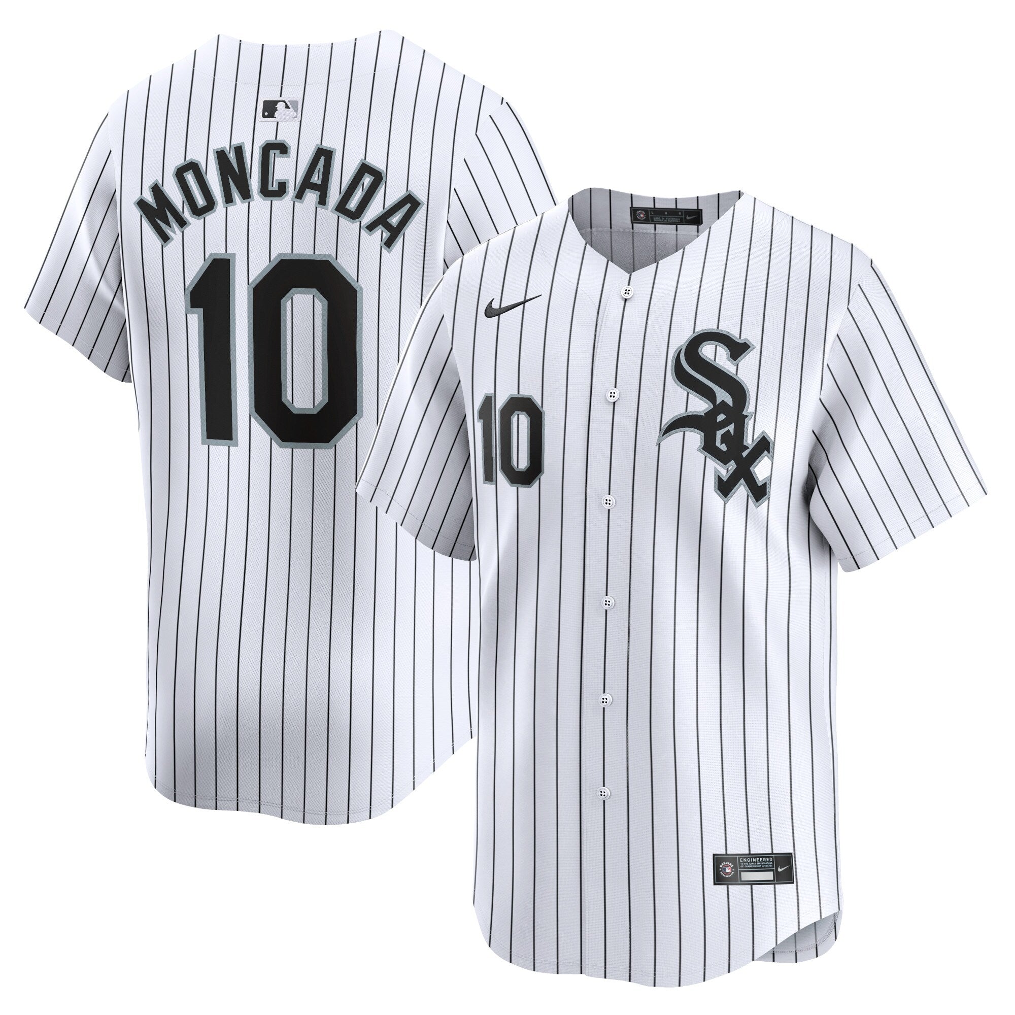 Yoan Moncada Chicago White Sox Home Limited Player Jersey - White | Stitched Baseball Jersey TJS1519
