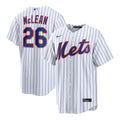 Nolan McLean New York Mets Home Replica Jersey - White | Stitched Baseball Jersey TJS1310
