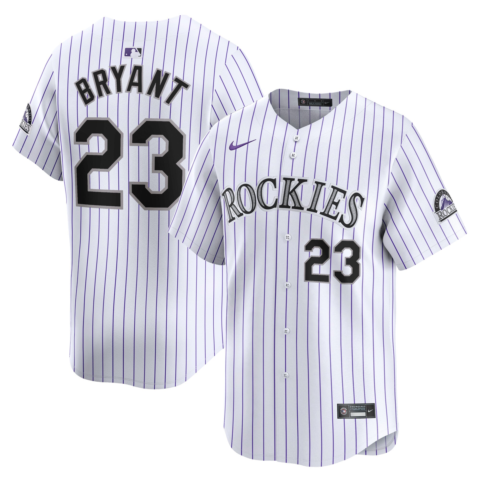 Kris Bryant Colorado Rockies Home Limited Player Jersey - White | Stitched Baseball Jersey TJS1581