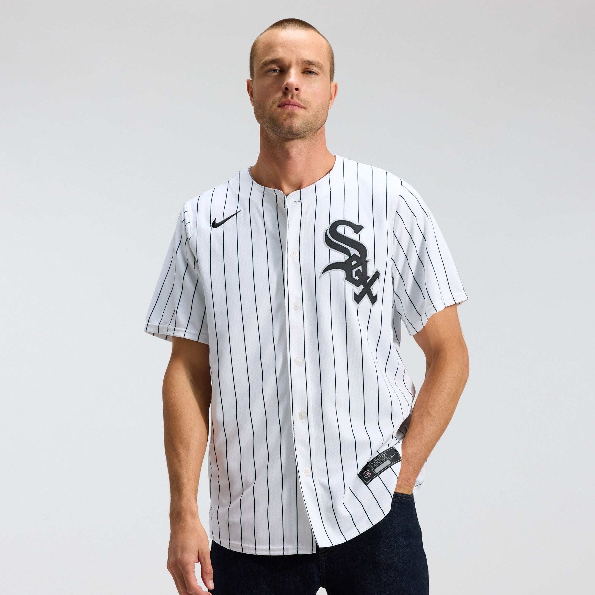 Chicago White Sox Home Limited Jersey - White | Stitched Baseball Jersey TJS1395