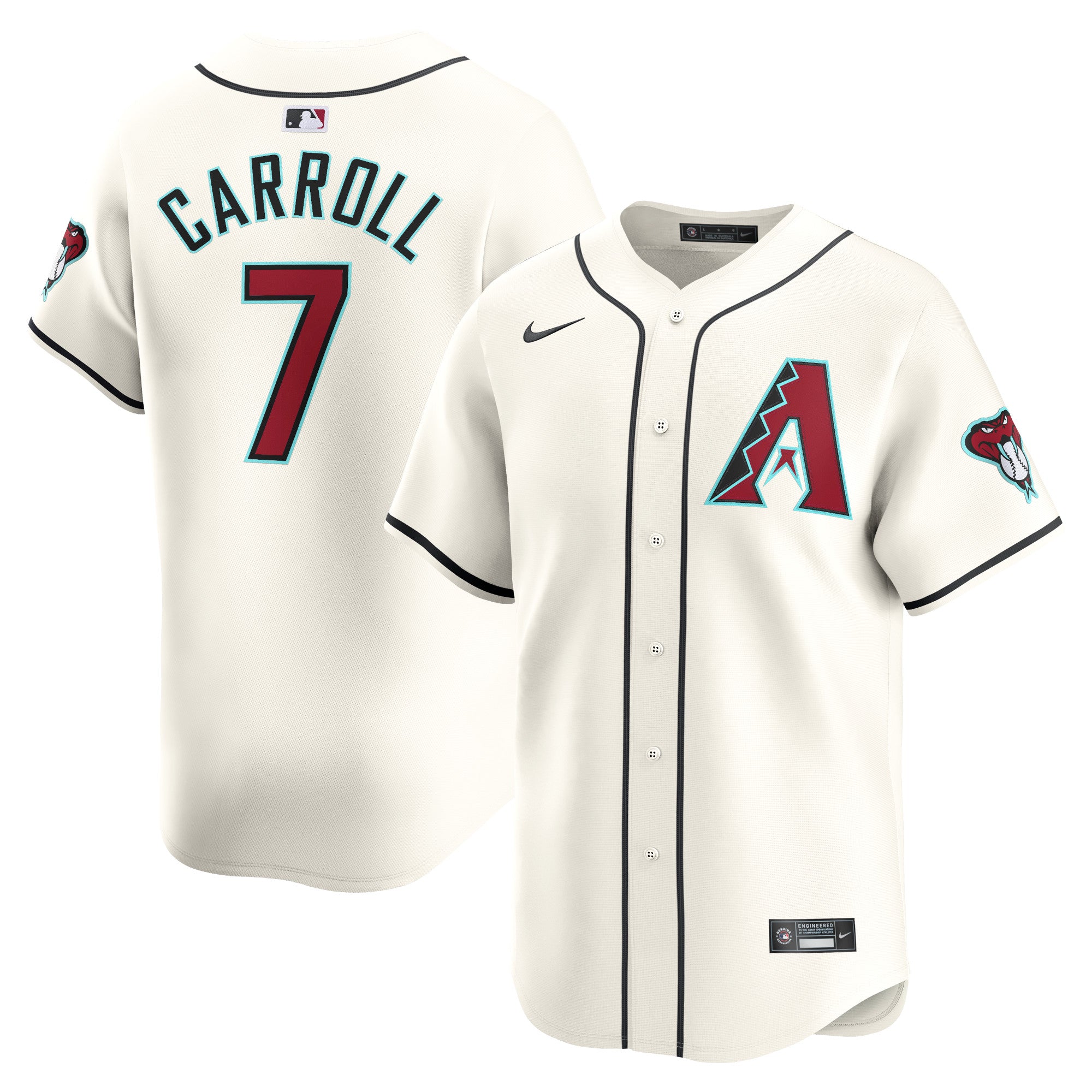 Corbin Carroll Arizona Diamondbacks Home Limited Player Jersey - White | Stitched Baseball Jersey TJS1483