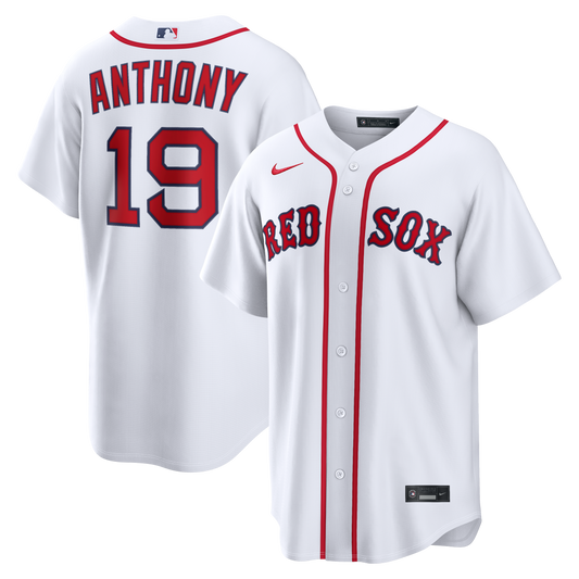 Roman Anthony Boston Red Sox Home Replica Jersey - White | Stitched Baseball Jersey TJS1401