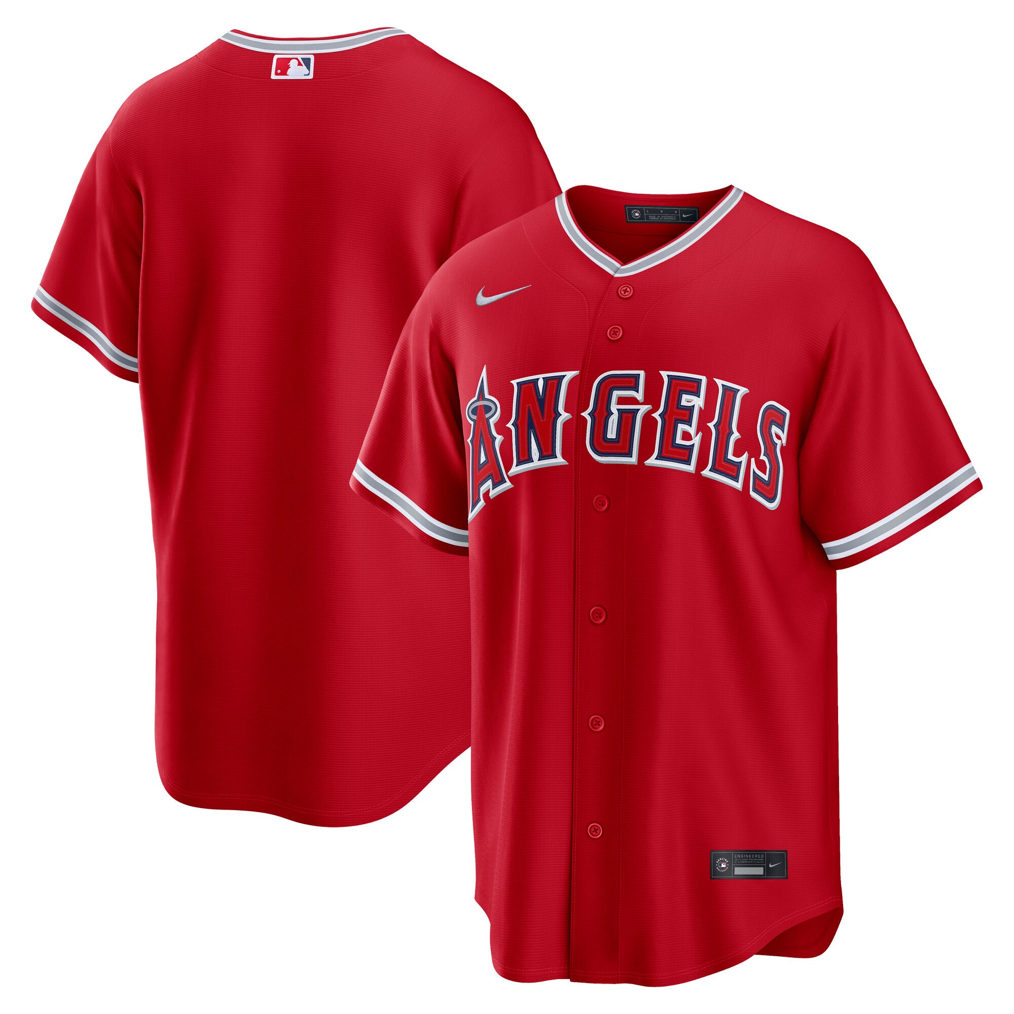 Los Angeles Angels Alternate Replica Jersey - Red | Stitched Baseball Jersey TJS1365