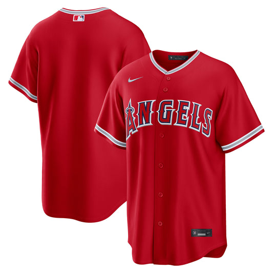 Los Angeles Angels Alternate Replica Jersey - Red | Stitched Baseball Jersey TJS1365