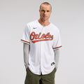 Baltimore Orioles Home Replica Team Jersey - White | Stitched Baseball Jersey TJS1484