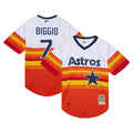 Craig Biggio Houston Astros M & N 2004 Cooperstown Collection Throwback Jersey - White | Stitched Baseball Jersey TJS1445